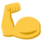 Flexed Biceps emoji on Emojione